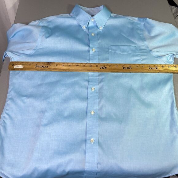 LAUREN RALPH LAUREN Shirt Classic Fit Button Down Long Sleeve Mens 16.5 Teal - Picture 6 of 9